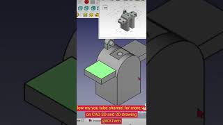 FreeCad 3D Drawing Exercise 153 #tech #techasmr #technology #asmr #asmrvideo #2ddrawing #3ddrawing