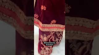 #roshancollection#Velvet Karachi Suit😍#Wedding#Party🛍️#Ready#nikahceremonydress#newtrendy#mehrunew