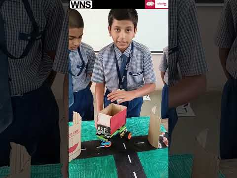 Robotic Project by students. Using Robots to solve real world problems.#roboticsproject#RobotexIndia