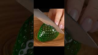 ASMR Cutting – Fragile Glass Strawberry #AImagic #AIcontent #ai #aiart #asmrsounds #asmr