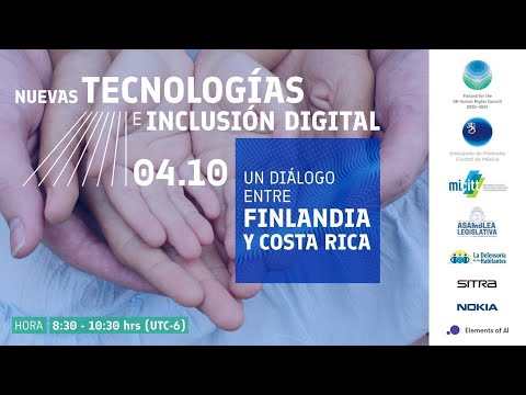 Nuevas tecnologías e inclusión digital – un dialogo entre Finlandia y Costa Rica