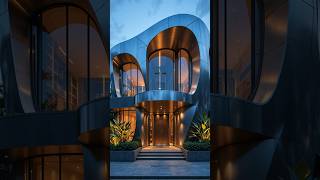 Minimalist Dream or Sci-Fi Reality? 😳✨ Futuristic Steel House in 4K