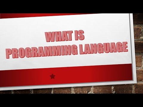 What is Programming Language