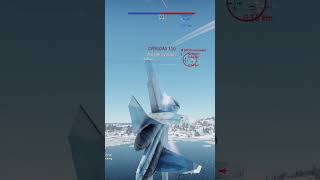 SU-30SM Thrust vectoring cobra kill! #aircombat #warthunder #fighteraircraft #dogfight #fighterjet