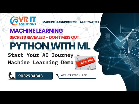 Python with Machine Learning Demo | Machine Learning Online Demo | Latest | VR IT SOLUTIONS