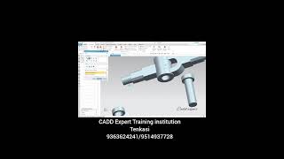 Knuckle joint assembly using NXCAD Mechanical Software #mechanicalengineering #nxcad #mech #designs