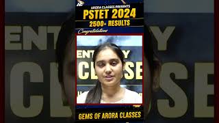 Pstet 2024 Qualified Student | Parul | Gems of Arora Classes