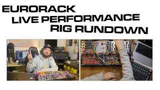 Rig rundown of my compact Eurorack system for live performance of house and techno music