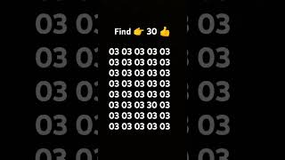 Find the odd number 🤔 #shortsfeed #odd #number #shortvideo