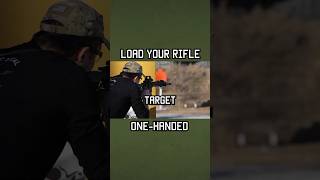 Injured? How to reload your rifle ONE-HANDED #shorts #tips