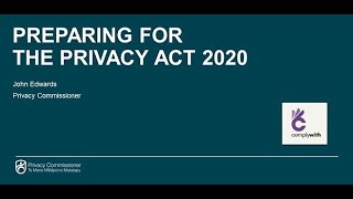 Preparing for the Privacy Act 2020