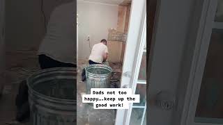 Thanks for the help, dad! #kitchendiy #fyp #kitchenrenovation #diyers