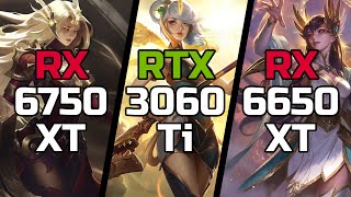 RX 6750 XT vs RTX 3060 Ti vs RX 6650 XT - Test in 19 Games