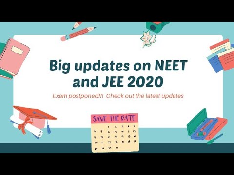 Latest  Update on NEE and JEE 2020