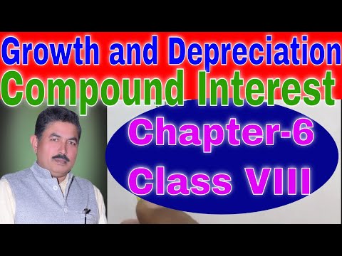 Compound Interest Growth and Depreciation - Worksheet-4 Chapter-6 Class VIII DAV