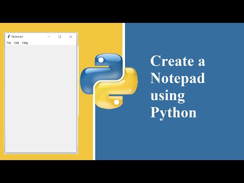 notepad using tkinter in python