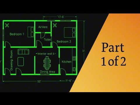 Drawing a floor plan in AutoCAD: Part 1 of 2