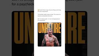 Dustin Poirier will return for ONE reason only 😳🏆