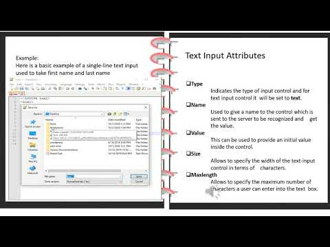 HTML Form control - Single-line text input controls | Part 24