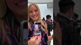Only iJustine would have this at an Apple Event!