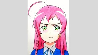 Drawing Emi Yusa from Devil is a Part-timer #shorts #artsyfam #trending #viral #anime #art #emiyusa