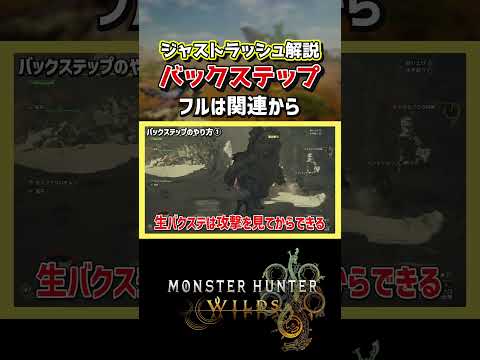 【モンハンワイルズ】ジャストラッシュをするにはまずバクステ！【モンスターハンターワイルズ / #モンハンワイルズ / #モンスターハンターワイルズ 】