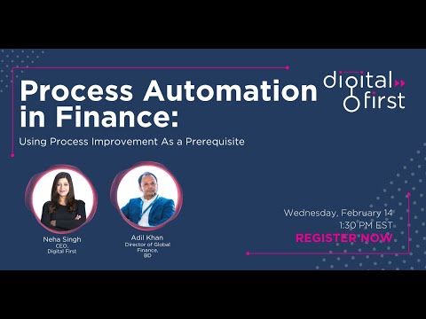Process Automation in Finance: Using Process Improvement As a Prerequisite