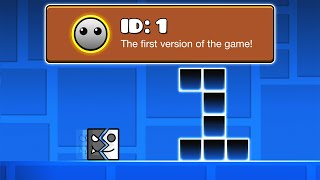Первые УРОВНИ в КАЖДОЙ ВЕРСИИ Geometry Dash