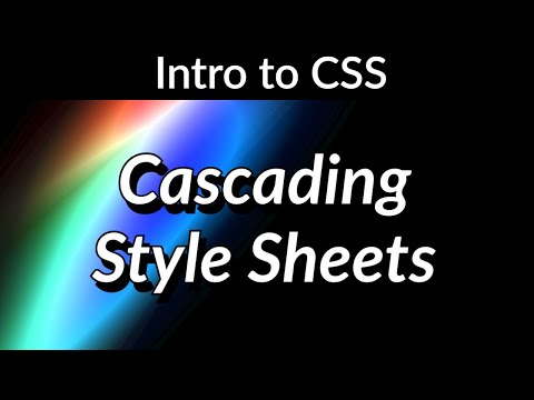 Introduction to CSS Tutorial