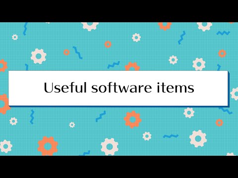 [Beginner] Useful software items