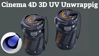 Sci-Fi Nade UV Unwrapping in Cinema 4D Frag | Smoke | Stun | Grenade