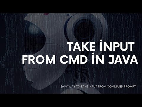 How to take INPUT from the cmd in JAVA ✨