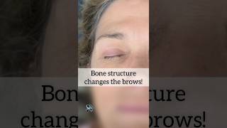 Flat to arch #brows #beforeandafter #browtips #browshaping #eyebrows #shorts