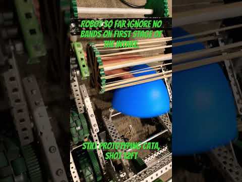 Our robot so far, first competition is in December. #code #robotics #vex