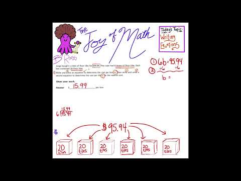The Joy of Math with Babs Ross - 6.EE.7a