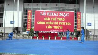 Biểu diễn Vovinam - Giải thể thao Công đoàn Bộ VHTTDL 2011