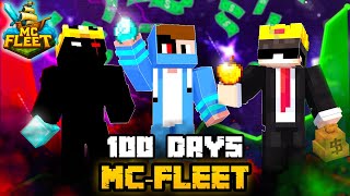 We Survived 100 Days in McFleet Server in Minecraft