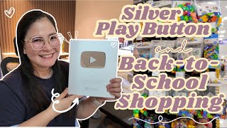 Silver Play Button, Back-to-School Shopping & Haul (momprenuer)