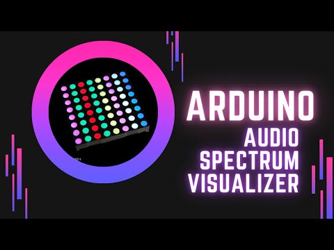 Arduino Led-Matrix 8x8 Audio Spectrum Visualizer #embeddedsystem #arduinoide #electronic
