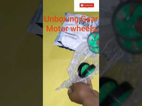 Unboxing Gear Motor Wheels #shorts #unboxing #gearmoterwheels