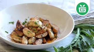 VEGAN || Roasted Tokyo Turnips with Garlic Chives