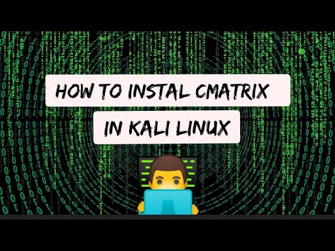 How to install CMATRIX in Kali Linux | cmatrix package |#cmatrix#kali
