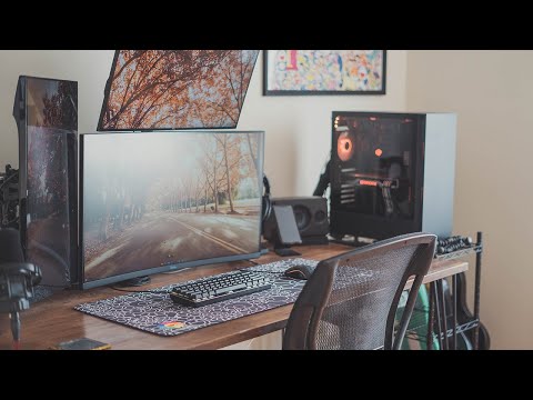 My Full Custom PC Setup Tour for Working From Home and Gaming in 2022