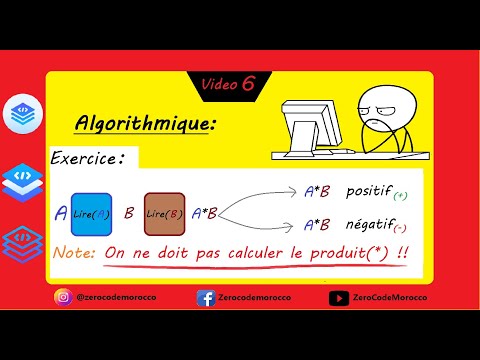 Algorithmique #10 : La signe (+/-) de  produit de deux nombres sans (*) [darija]