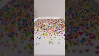 Satisfying Reverse Marble Beads ASMR #colorful #oddlysatisfying #toydreams