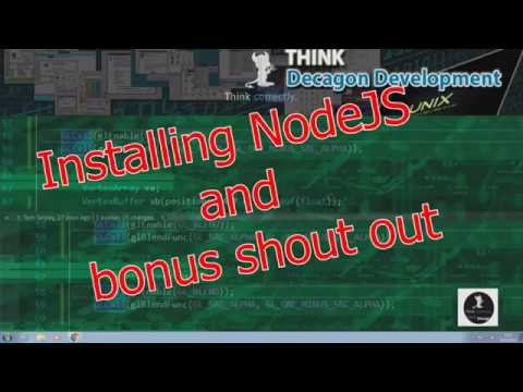 Install nodejs in Windows