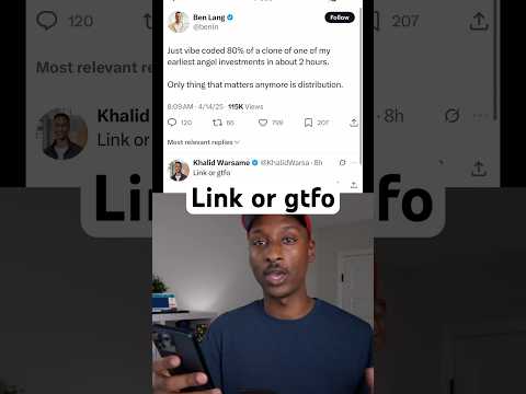 Link or it didn’t happen #ai #vibecoding