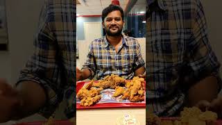 KFC Bucket Chicken Eating Challenge 🤤|Popcorn Chicken Biryani,Hot Wings #shorts