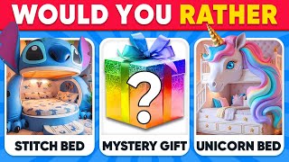 Would You Rather - LUXURY Mystery Gift Edition 🎁💸🌈 Daily Quiz