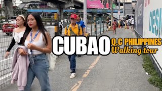 CUBAO, QUEZON CITY PHILIPPINES-Afternoon walking tour [4k]